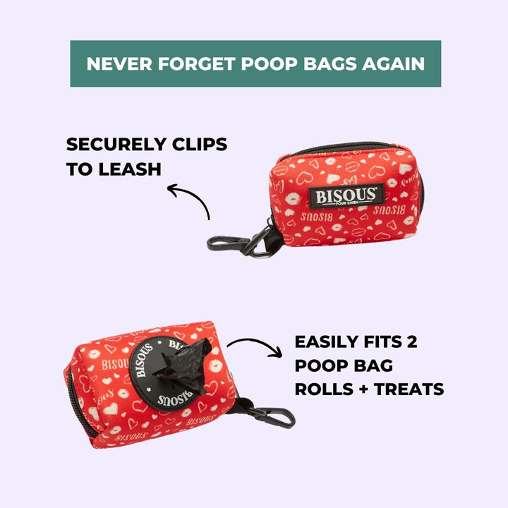 Dog Poop Bag Holder | Bisous - Bisous Pets