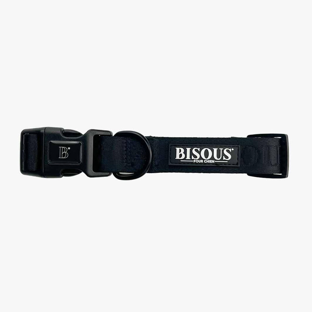 Classic Dog Collar | Black - Bisous | Pour Chien