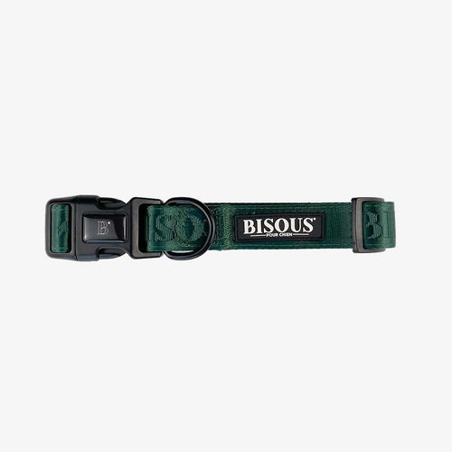 Classic Dog Collar | Green - Bisous | Pour Chien