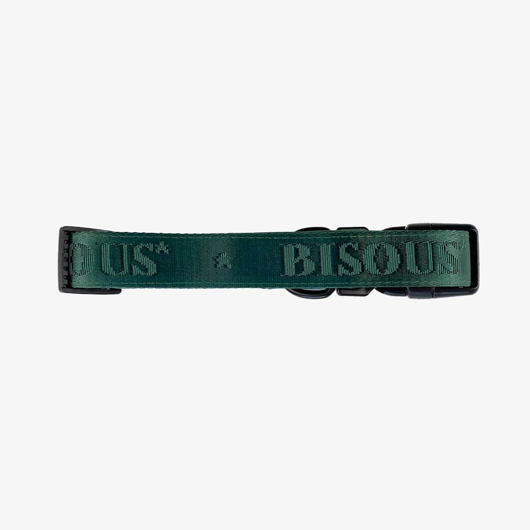Classic Dog Collar | Green - Bisous | Pour Chien