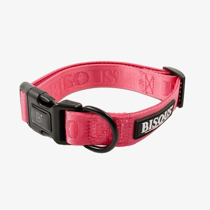 Classic Dog Collar | Pink - Bisous | Pour Chien