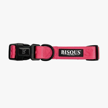 Classic Dog Collar | Pink - Bisous | Pour Chien