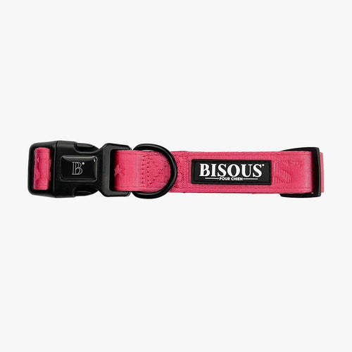 Classic Dog Collar | Pink - Bisous | Pour Chien