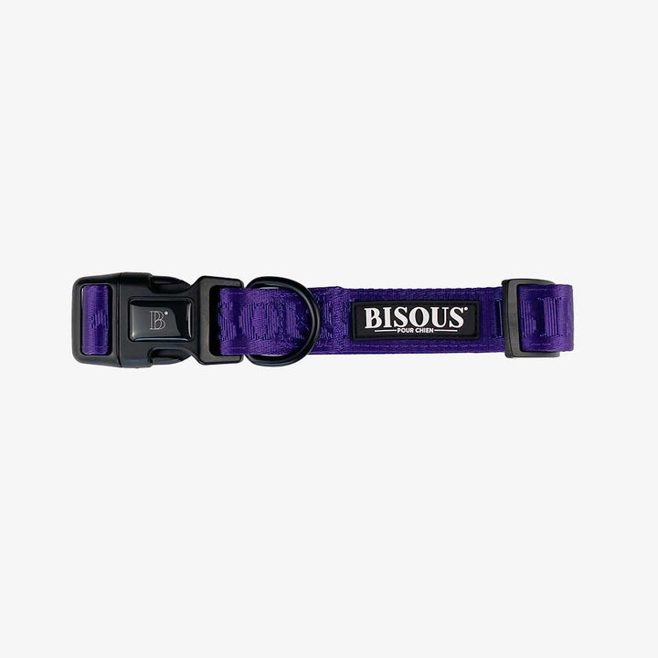 Classic Dog Collar | Purple - Bisous | Pour Chien