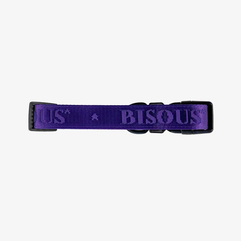 Classic Dog Collar | Purple - Bisous | Pour Chien