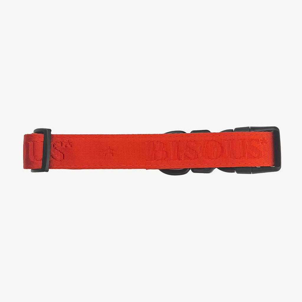 Classic Dog Collar | Red - Bisous | Pour Chien