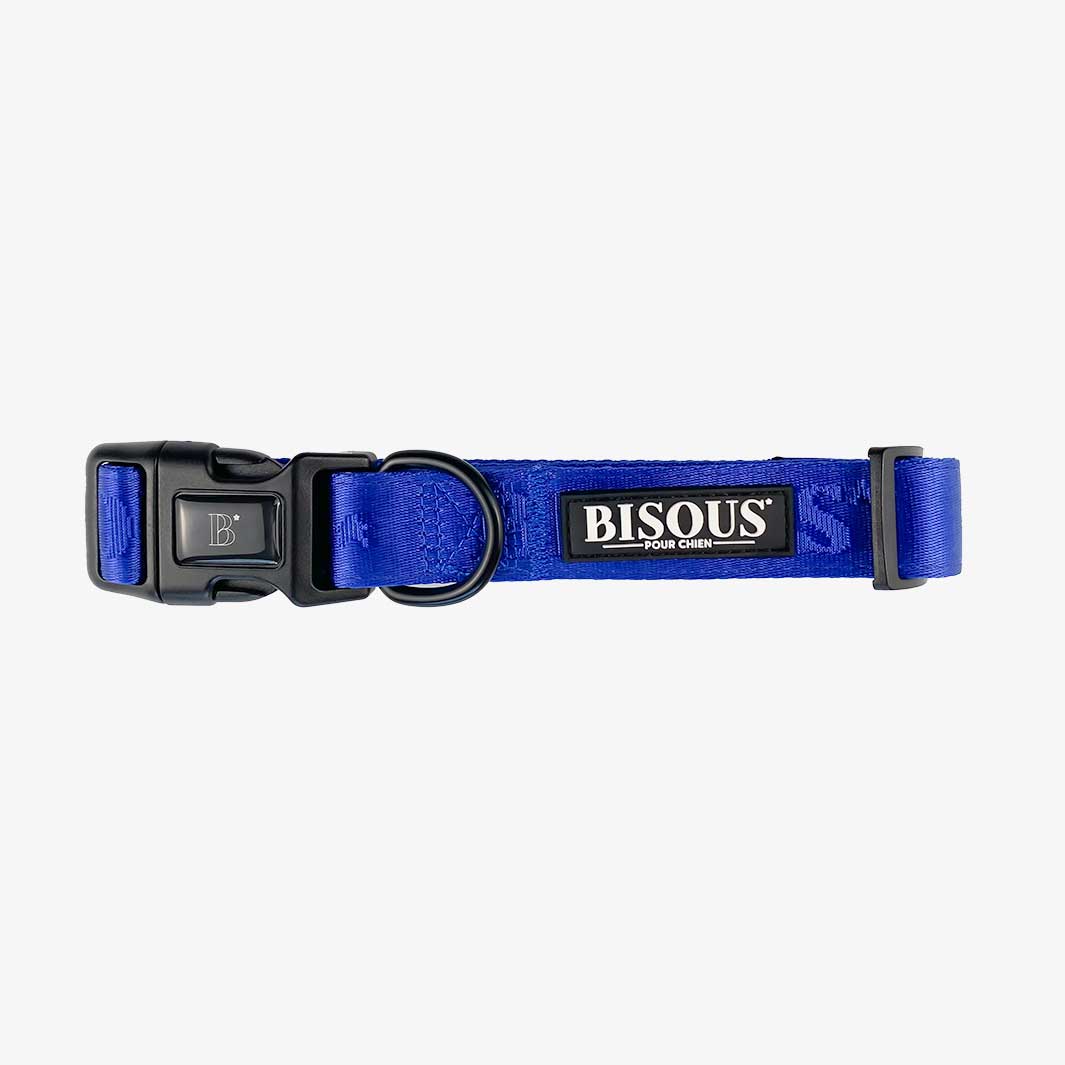 Classic Dog Collar | Royale Blue - Bisous | Pour Chien