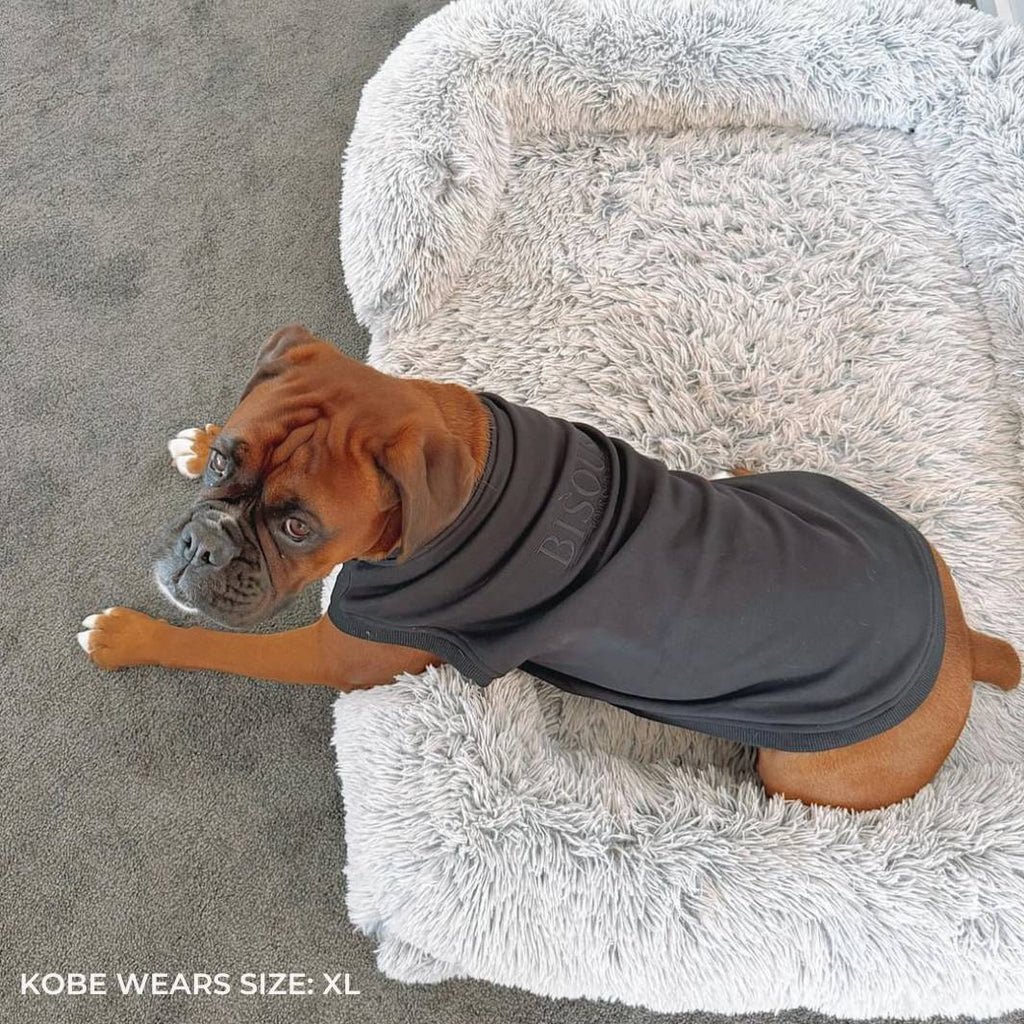 ESSENTIAL DOG SWEATSHIRT | BLACK - Bisous Pets